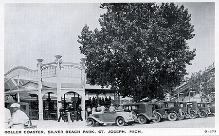 Silver Beach Amusement Park - Roller Coaster (newer photo)